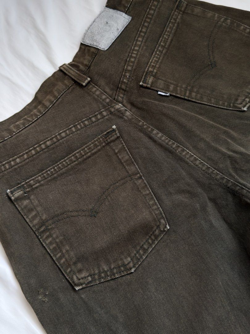 Levi’s SilverTab Green Loose Jeans (Category: Jeans) located in Kawit. Submitted by grazielaa (Listing ID 1460023469, Image 2). Description: Waist: 31.5 inches circumference Rise: 12 inches Hips: 22 inches (laid flat) Outseam: 39 inches Inseam : 28 inches Leg Opening: 7.5 inches.