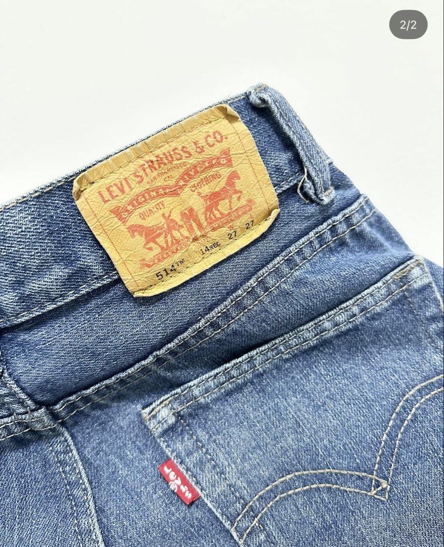 LEVI’S Slim Straight Pants (Category: Jeans) located in Marikina City. Submitted by dr_thrifty (Listing ID 1460004621, Image 2). Description: Waist 26” L 37”.