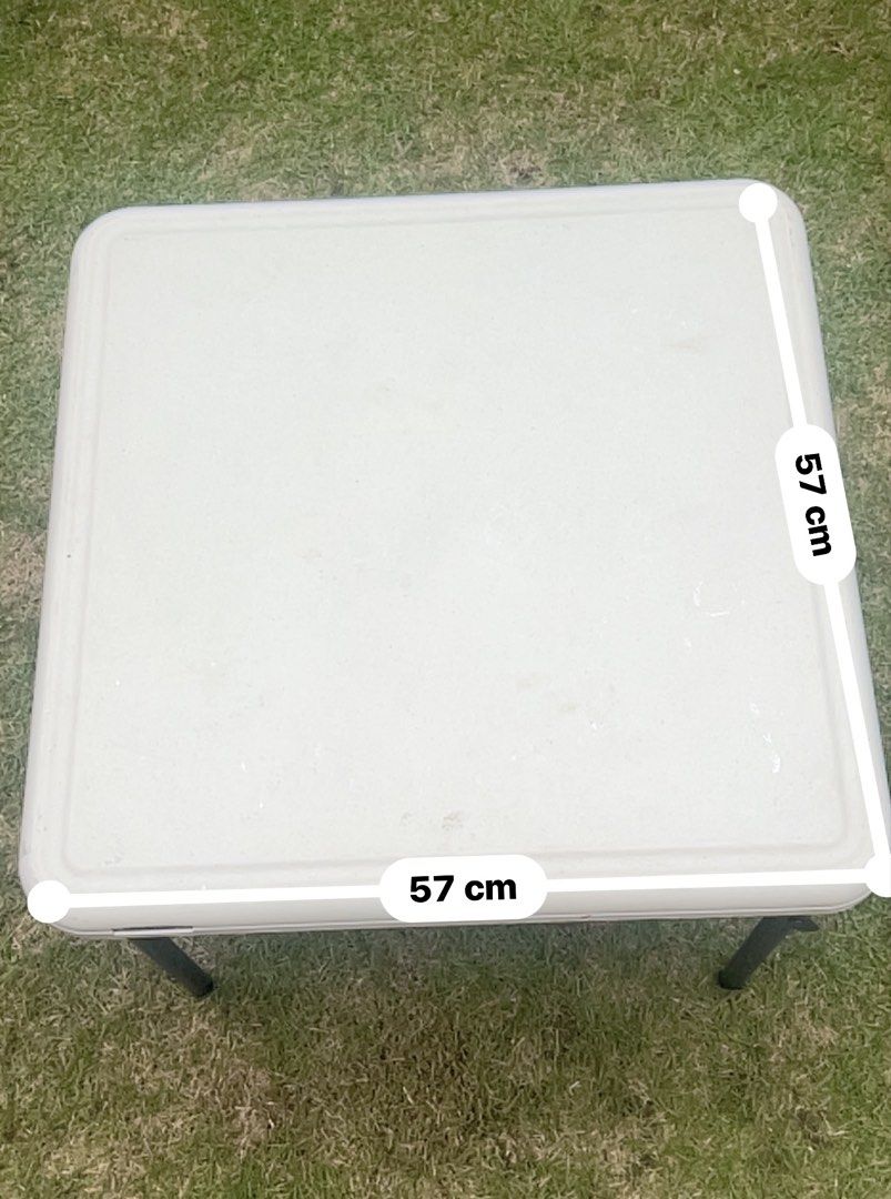 Lifetime Kids Table (Category: Tables & Sets) located in Paranaque City. Submitted by jtong00 (Listing ID 1460010357, Image 2). Description: - Brand: Lifetime - Type: Kids Table - Tabletop Dimensions: Approximately 57cm x 57cm - Height: Approximately 47cm - Ideal for: Playtime, study, activities - Meetup Location: SM City BF Parañaque, Parañaque City Have 10pcs.