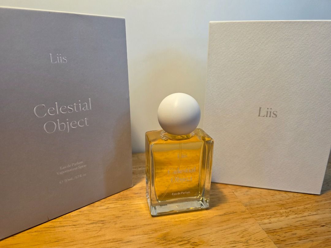 Liis Celestial Object Eau de Parfum (Category: Fragrance & Deodorants) located in Makati City. Submitted by declutternow_85 (Listing ID 1460002017, Image 1). Description: - 50ml - Comes in original box - Bottle is full - Decluttering 📍Makati.