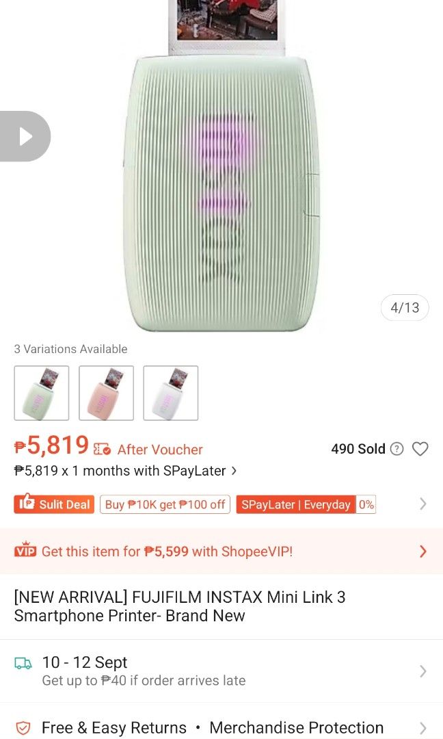 Looking for Rush Sale Mini link 3 (Category: Printers, Scanners & Copiers) located in Muntinlupa City. Submitted by mickoooooooooo (Listing ID 1459978018, Image 1). Description: DM me for offer. Thanks po.