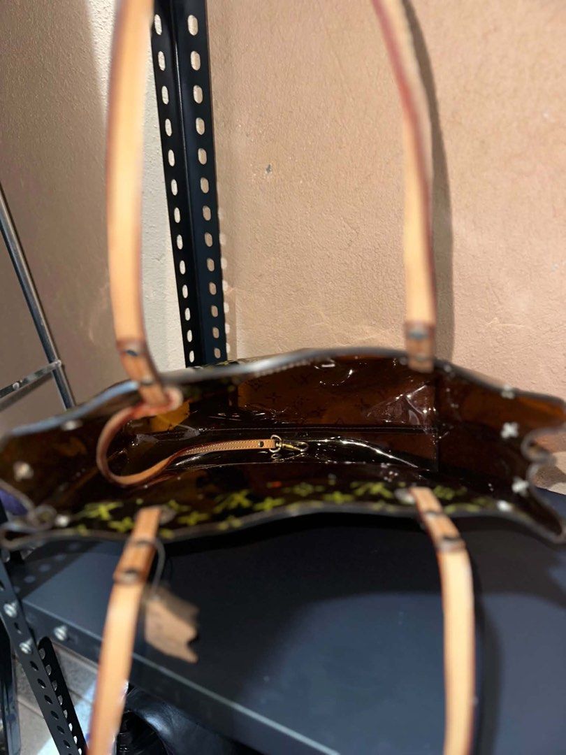 Louis Vuitton Monogram Transparent Tote Bag (Category: Luxury Bags & Wallets) located in Baguio. Submitted by workwear2600 (Listing ID 1460082746, Image 3). Description: - Classic Louis Vuitton monogram tote - Transparent brown PVC with gold monogram print - Genuine leather trim and handles - Secure zipper closure - Spacious interior - Ideal for everyday use or as a stylish beach bag.