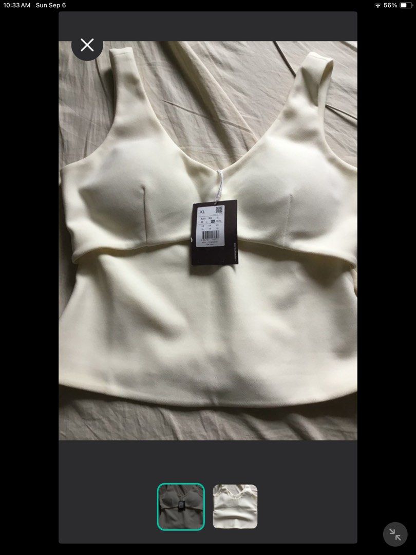 Love bonito (Category: Sleeveless) located in Del Monte. Submitted by missbianca (Listing ID 1459920322, Image 1). Description: Bust 18 Lenghth 20 Xl on tag but best fits large Premium material.