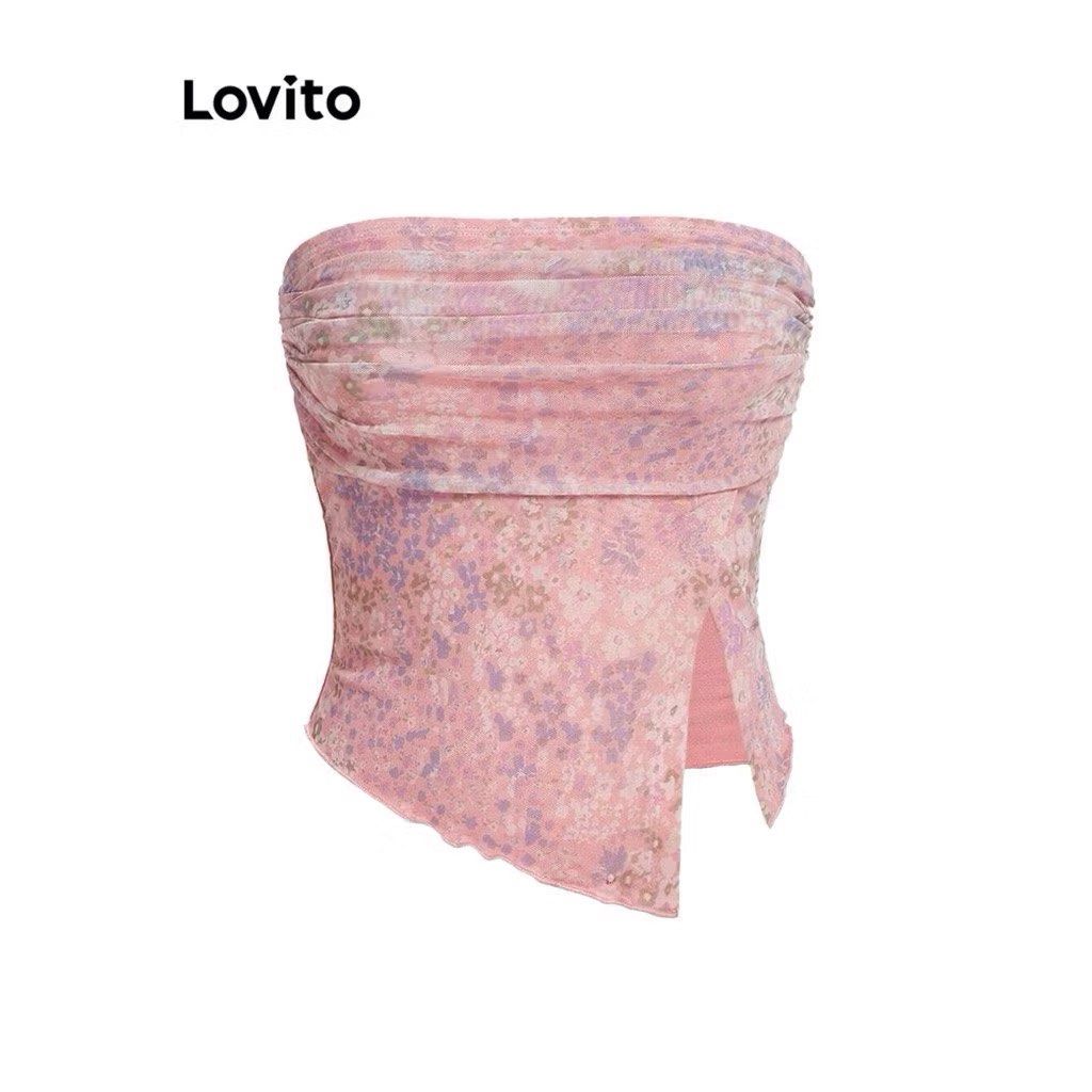 Lovito Tube Top (Category: Sleeveless) located in Manila. Submitted by yenprelovedclothes (Listing ID 1459913827, Image 1). Description: No when worn Lovito Brand Medium on tag but can fit S-Semi Med No pouch Used once 🖇️Meetup SM Light Mall, Mandaluyong 🖇️Pickup via lalamove. Delivery fee will be shouldered by the buyer.
