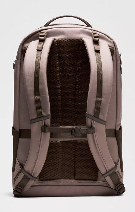 Lululemon Scuba Backpack 32L Paracord (Category: Backpacks) located in Muntinlupa City. Submitted by nfj25 (Listing ID 1460071568, Image 2). Description: 🎒Lululemon backpack in stylish taupe and brown 🎀 Front bungee cord detail for extra storage or style. 💧Convenient side pockets for water bottles or essentials. 🥾Ideal for gym, school, or everyday adventures. Used only once! Tag unattached but included!! 🏷️ Price slightly negotiable.