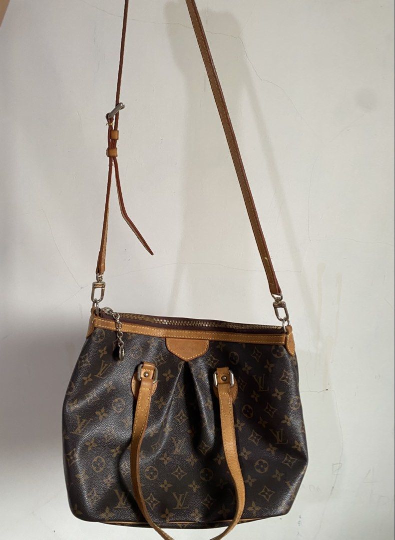LV monogram 2 ways Bag (Category: Shoulder Bags) located in Digos. Submitted by zhanderapp47607 (Listing ID 1460016561, Image 2). Description: Length 11 inches Width 14 inches Presentable Excellent condition Adjustable Strap Genuine Leather .