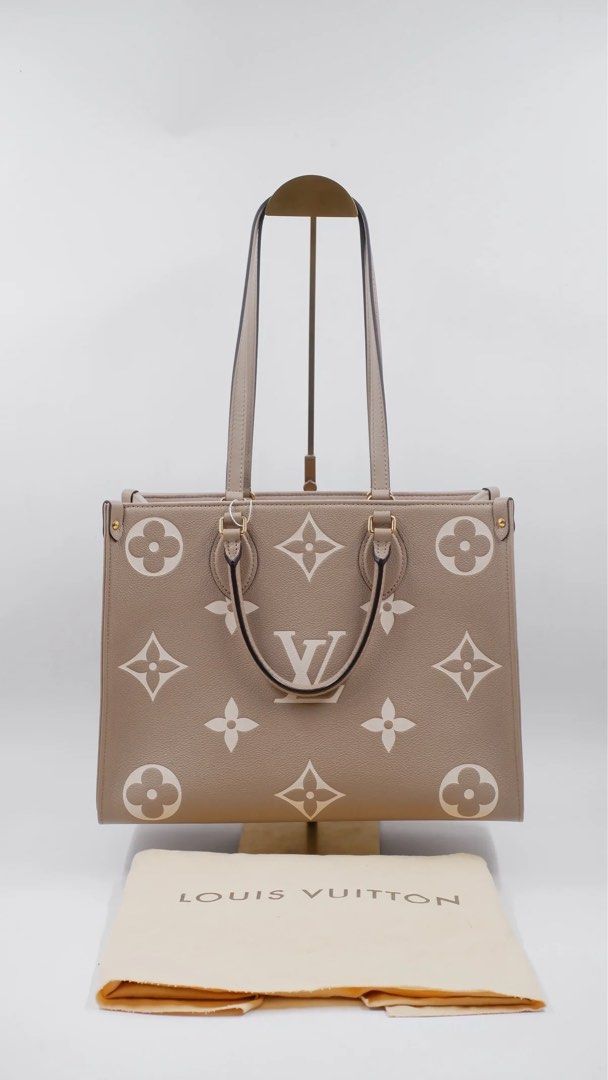 Lv otg bi color (Category: Luxury Bags & Wallets) located in Quezon City. Submitted by slluxury_ph (Listing ID 1460087805, Image 1). Description: Overall Condition: Excellent Exterior Condition: Excellent Interior Condition: Excellent Rank: A Material: Monogram Empreinte Leather Made in: France Color: Tourtelle Creme Measurements: L13inch x W6inch x H10inch Hardware: GHW Inclusions: Orig Dust Bag & Organizer.