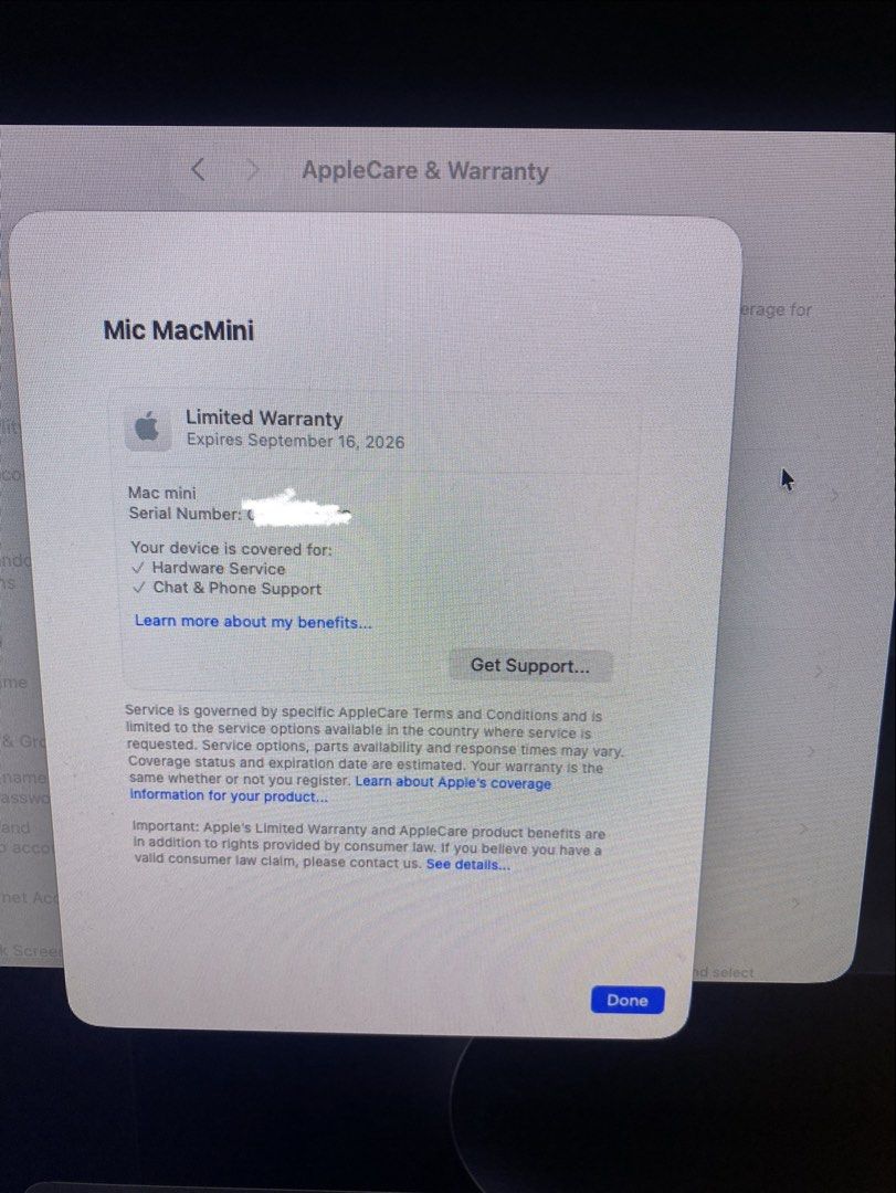 Mac Mini M4 16/256GB (Category: Desktops) located in Tuguegarao City. Submitted by mykobarsabal (Listing ID 1460035294, Image 2). Description: FOR SALE ONLY! ✅16GB RAM ✅256 GB Storage ✅Power Cable ✅Box / Manual No issue, No MDM, unli reset. RFS: I have upgraded to MacMini M4 PRO Warranty till Sept 2026 Location: Tuguegarao City Delivery thru LBC, shoulder mo delivery fee Payment gcash or bank transfer.