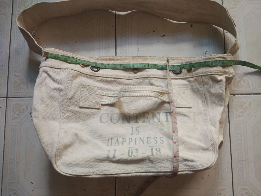 Maden Newsboy Bag (Category: Luxury Bags & Wallets) located in Pasay City. Submitted by denimdude.ph (Listing ID 1459999178, Image 3). Description: yellowing, last pics.