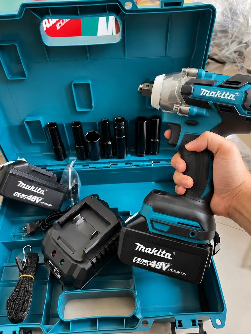 Makita Cordless Impact Wrench (Category: Construction Tools & Equipment) located in Quezon City. Submitted by dailydealhub (Listing ID 1460035355, Image 2). Description: Isa po akong Affiliate, kaya wala po akong on-hand na product. Kung gusto niyo pong mag-order ng product na katulad ng nasa listing, click niyo po ang link sa ibaba para ma-direct po kayo sa Store..