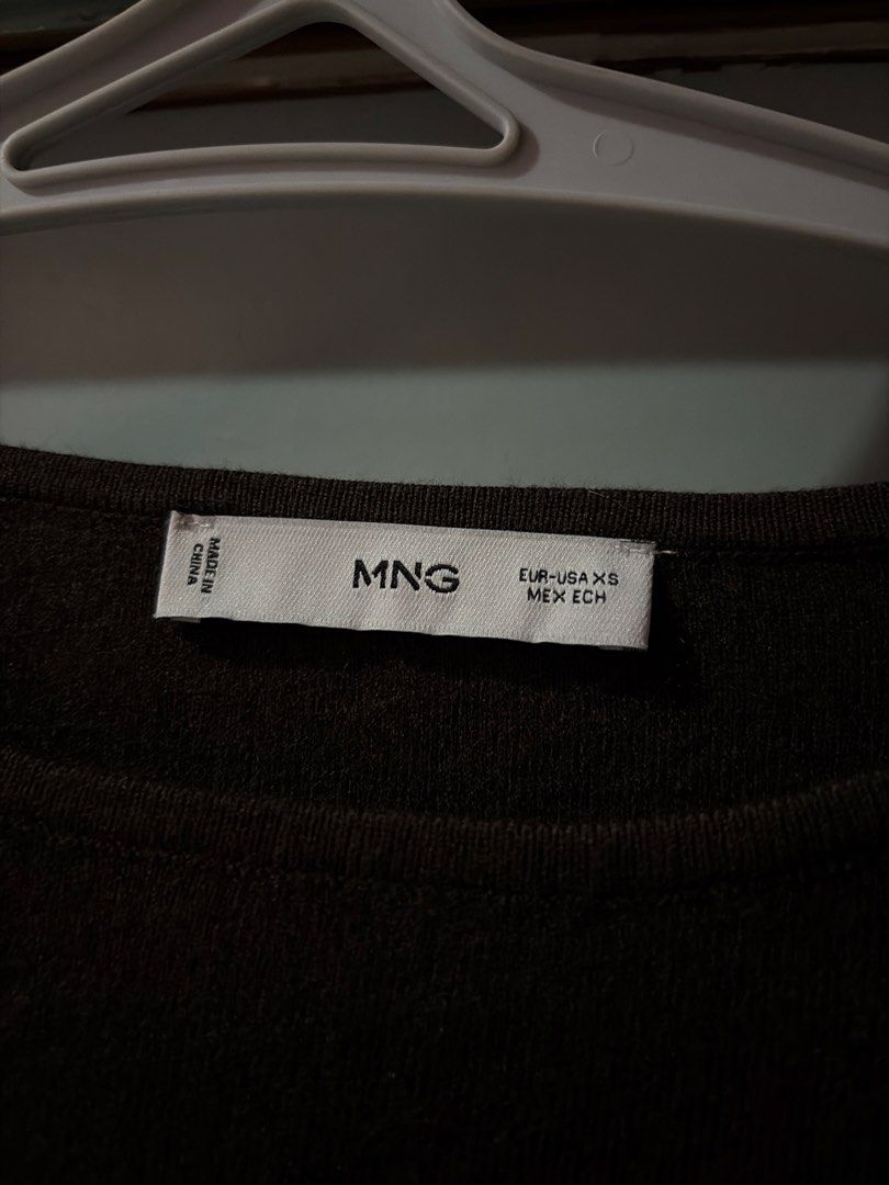 Mango Brown Sweater (Category: Longsleeves) located in Quezon City. Submitted by preloved_sav (Listing ID 1460090921, Image 2). Description: - Brown long sleeve sweater from MNG - Can fit up to size small - Never used, tag just removed - Classic crew neck style - Soft and comfortable knit material - Versatile for layering or wearing on its own - Easy to pair with any outfit.