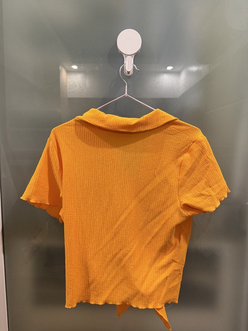 MANGO Yellow Top (Category: Blouses) located in Pasig City. Submitted by maraaaaaa (Listing ID 1460079127, Image 2). Description: .