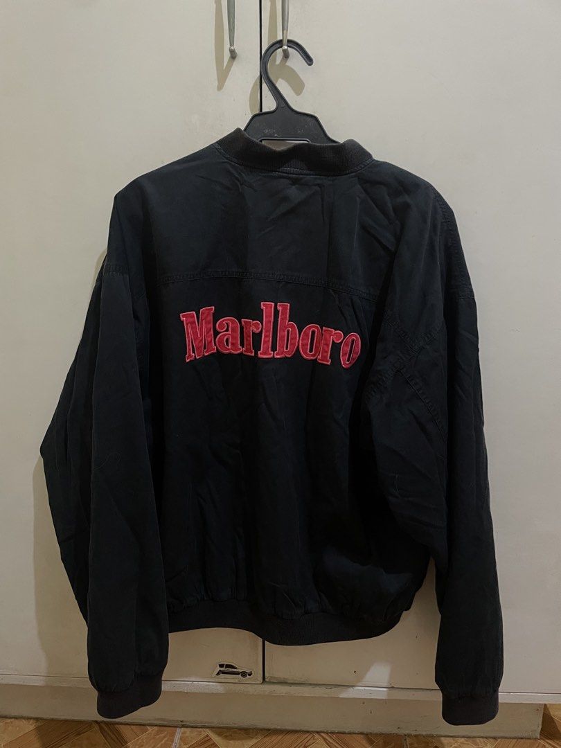 Marlboro Vintage Reversible Bomber Jacket (Category: Coats, Jackets and Outerwear) located in Quezon City. Submitted by dfwdz (Listing ID 1459914557, Image 1). Description: Vintage 1980s marlboro reversible jacket Excellent condition / No issue 24.5x26 (boxy cropped) L-XL HIGHEST OFFER WILL TAKE!.
