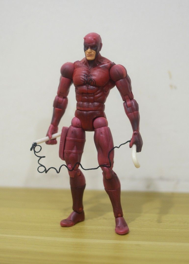 Marvel Legends Daredevil| Urban Legends (Category: Figurines & Statues) located in Malabon City. Submitted by jaopelaez (Listing ID 1460010758, Image 3). Description: For Sale Daredevil Marvel Legends Urban Legends Toy biz Location: Caloocan City Payment: Gcash Shipping: LBC or Lalamove Feel free to send a pm for more details. Magandang araw, salamat! :).