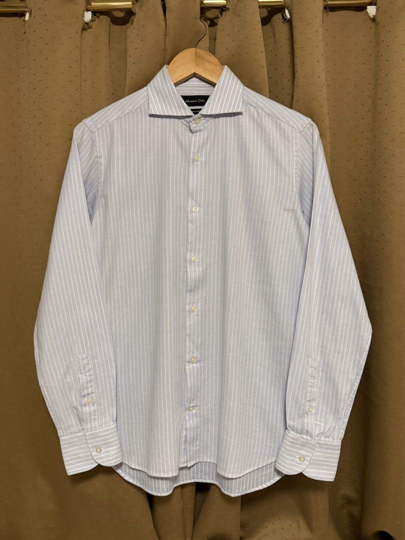 Massimo Dutti cotton striped shirt medium (Category: Formal Shirts) located in Cavite. Submitted by _solidolo (Listing ID 1459950673, Image 1). Description: 29 x 20 25 sl.