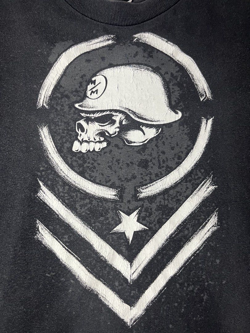 METAL MULISHA (Category: Tshirts & Polo Shirts ) located in Manila. Submitted by enywiiiii (Listing ID 1459990480, Image 2). Description: 19.5 X 25 minimal pinholes .