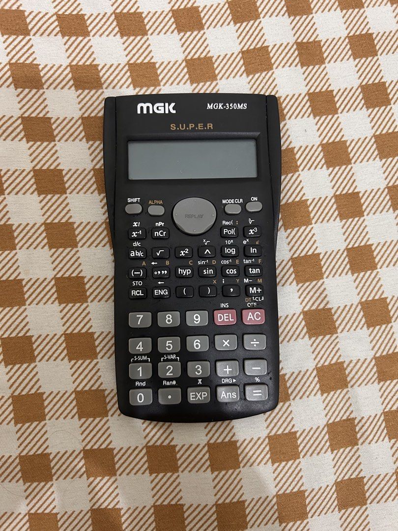 MGK-350 MS Scientific Calculator (Category: Stationery & School Supplies) located in Manila. Submitted by janibonani (Listing ID 1460058563, Image 2). Description: - loc: sampaloc, mnl - rfs: decluttering - 300 pesos (can nego) .