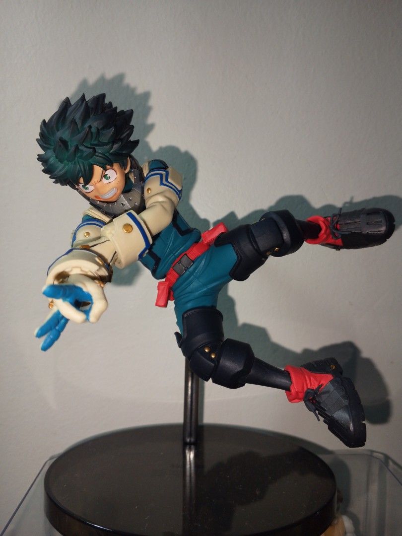 MHA My Hero Academia Deku (Category: Figurines & Statues) located in Makati City. Submitted by son_2019 (Listing ID 1460022074, Image 1). Description: - Bandai Spirits Deku action figure - From My Hero Academia - Poseable with included stand - Ideal for collectors loose no box. as is. Authentic. no issue. slightly negotiable. sf c/o buyer shipping via LBC, JNT, Lalamove..