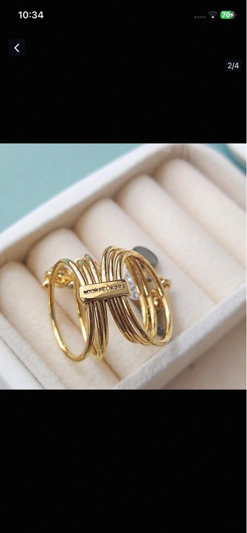 MICHAEL KORS Ring (Category: Rings) located in Puerto Princesa. Submitted by kanejela (Listing ID 1460020902, Image 1). Description: Brand new without box, dust bag or paper bag. .