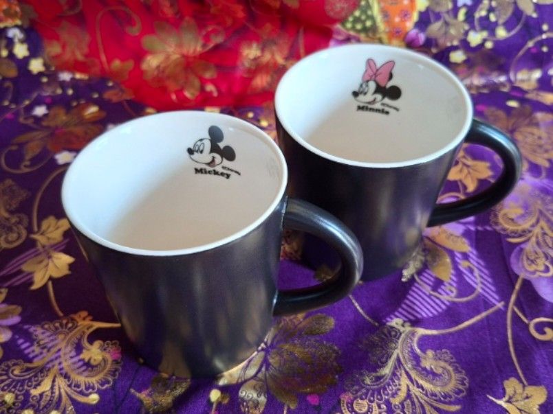 Mickey & Minnie Black Matte Mug (Category: Coffee & Tea Tableware) located in Consolacion. Submitted by luxekerei (Listing ID 1456784699, Image 1). Description: .