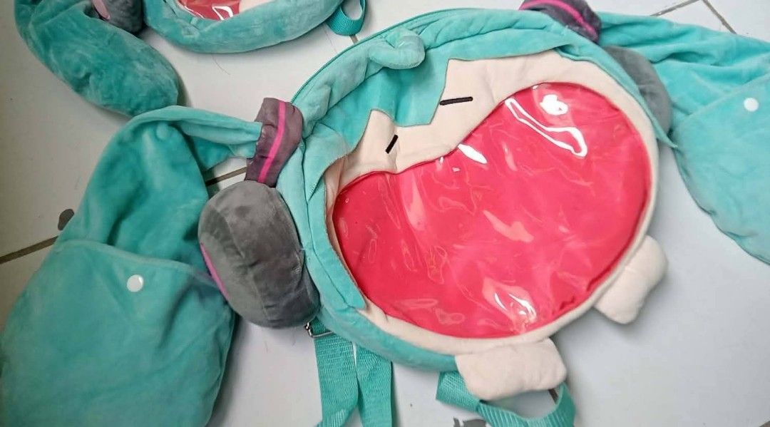 Miku Hatsune Backpack Big Mouth ItaBag (Large) (Category: Backpacks) located in Cavite. Submitted by awesomefinds11 (Listing ID 1459905529, Image 2). Description: 🍓 Miku Hatsune Backpack Big Mouth ItaBag (Large) 🍓 Spacious 🍓 595 ❣️ Strictly 🍓 Mine Now , Pay Now 🍓.