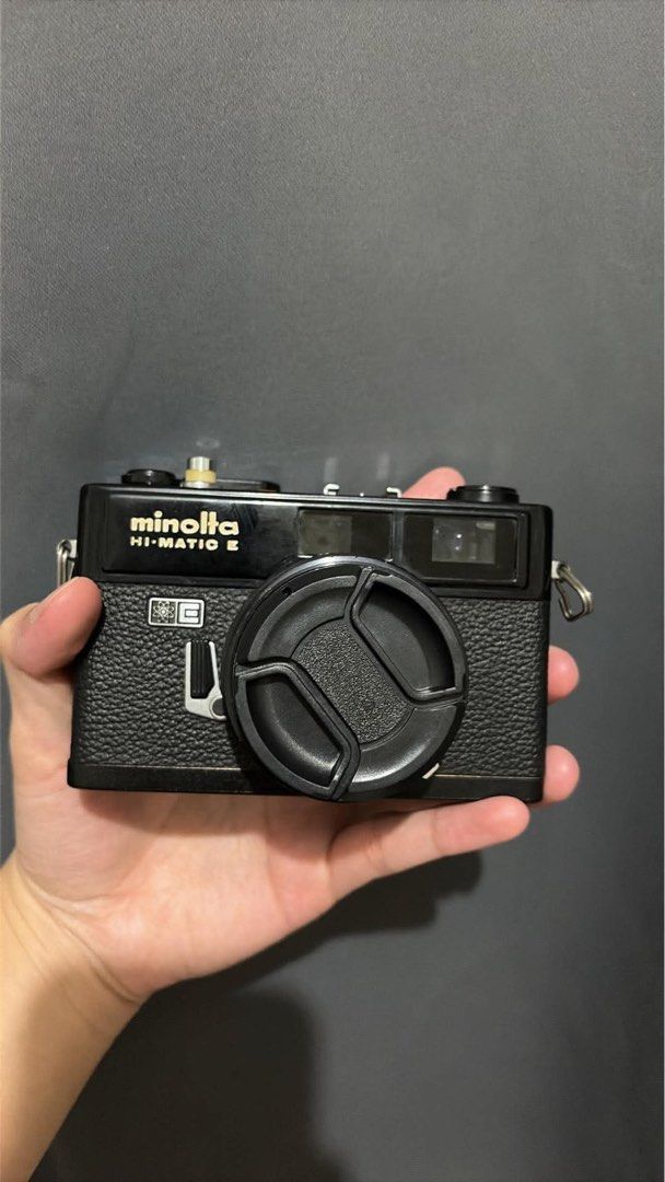 Minolta Hi-Matic E (Category: Cameras) located in Manila. Submitted by jasjas.22 (Listing ID 1460101308, Image 2). Description: Minolta Hi-Matic E (Black) -good working condition -no molds.