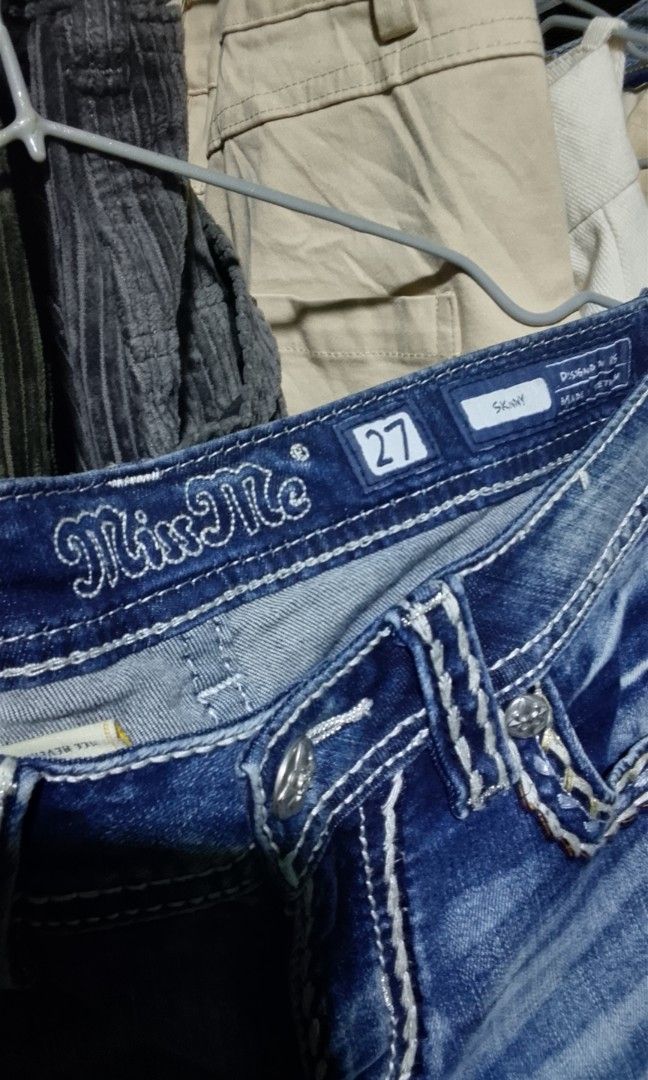 MISS ME (Category: Jeans) located in Manila. Submitted by plong7 (Listing ID 1460042168, Image 3). Description: MISS ME Dimes w-27-29 L-38 no Issue SKINNY FOR MORE DETAILS PM LOCATION: DAVAO.