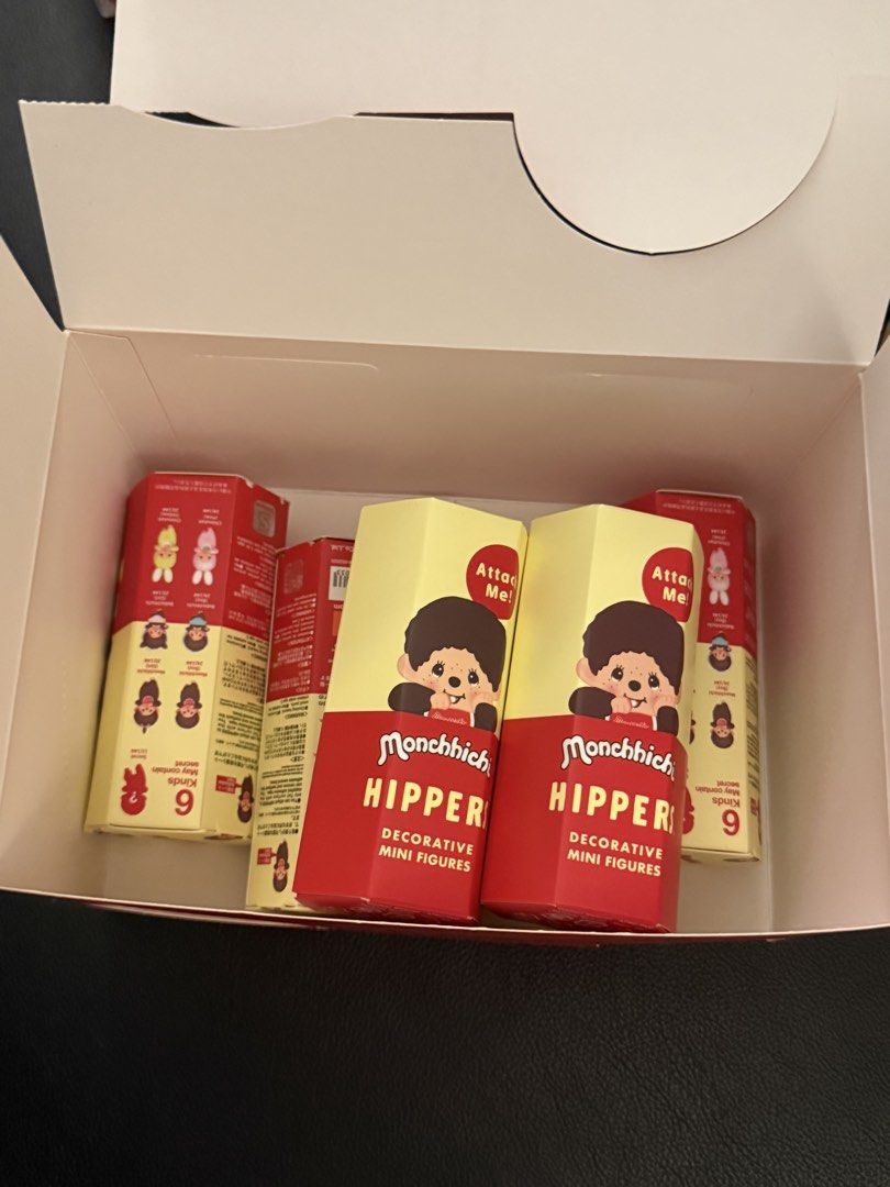 Monchhichi Hippers whole set (Category: Designer & Blind Box Toys) located in Paranaque City. Submitted by by_wsjonig (Listing ID 1460087494, Image 2). Description: 3,000 for whole cornfirmed set with mother box.
