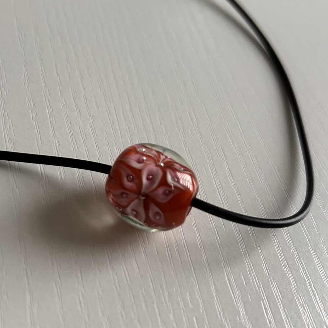 murano pendant leather necklace (Category: Necklaces) located in Manila. Submitted by youarepaintedyouth (Listing ID 1460006164, Image 2). Description: .