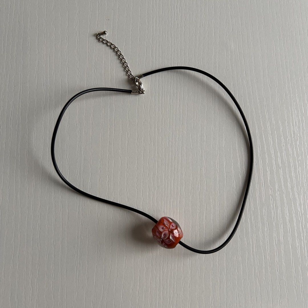 murano pendant leather necklace (Category: Necklaces) located in Manila. Submitted by youarepaintedyouth (Listing ID 1460006164, Image 1). Description: .