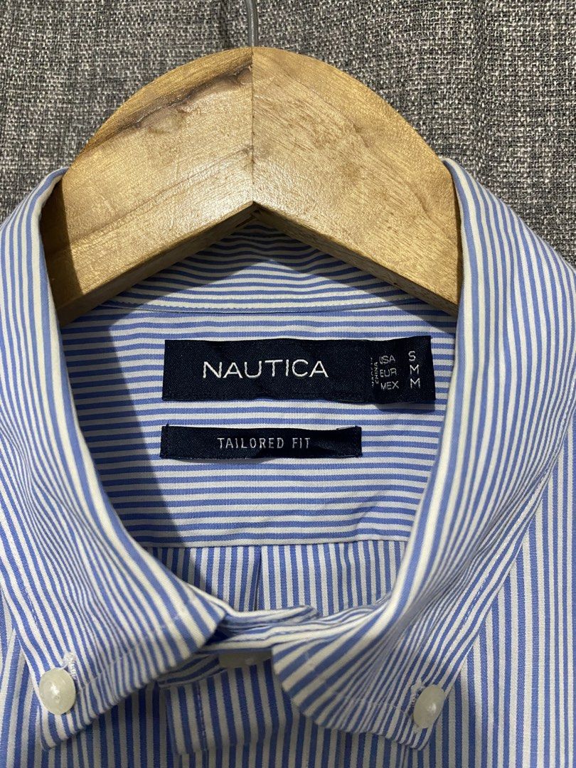 Nautica Striped Polo Buttonsdown (Category: Formal Shirts) located in Davao. Submitted by thebigbadblob (Listing ID 1459904231, Image 3). Description: no issues like new condition 21 x 27.