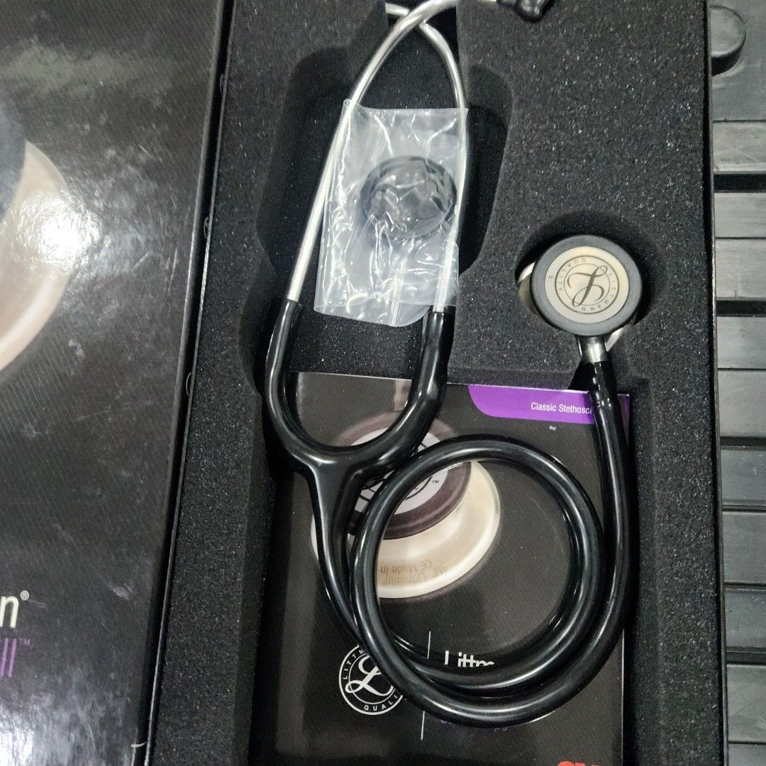 NEW Stethoscope Littmann Classic III Stethoscope Black (Category: Health Monitors & Weighing Scales) located in Makati City. Submitted by regalsteppermkt (Listing ID 1460049526, Image 2). Description: available on hand • Payment is via Gcash/BPI, and shipping is buyer-paid. • All sales are final (no returns, exchanges, or cancellations)..