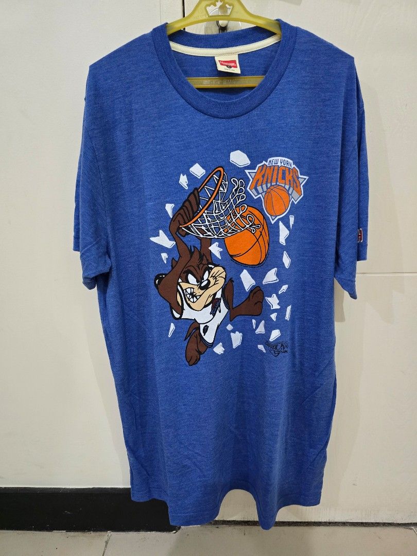 New York x Tasmania (Space Jam) (Category: Tshirts & Polo Shirts ) located in Mandaluyong City. Submitted by true.sneaks (Listing ID 1459932260, Image 1). Description: For Sale New York × Tasmanial Devil (Space Jam) Rare design Bought in the US (NBA Store) Size Large 3,500 Mandaluyong.