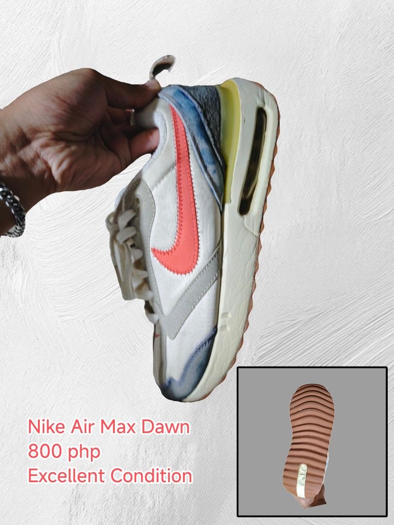 Nike Air Max Dawn (Category: Sneakers) located in Manila. Submitted by tiendasikreto (Listing ID 1459961956, Image 1). Description: Nike air max dawn US 8/Euro 41 excellent condition pa to no dragging okay pa air bubbles last price na yan mga boss.