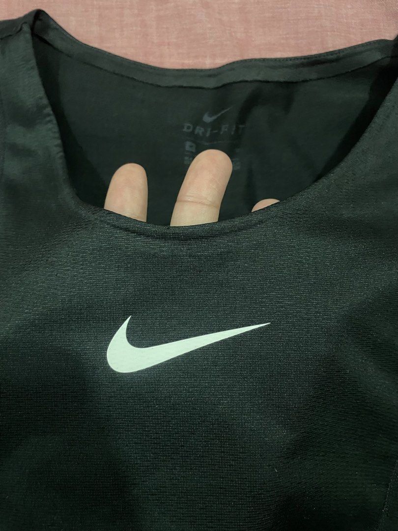 Nike Dri-Fit T-Shirt Size M (Category: Tshirts & Polo Shirts ) located in Bacoor. Submitted by yournewfavorite (Listing ID 1459968107, Image 3). Description: - Black Nike Dri-Fit T-shirt - Size: Medium (M) - Approximate Measurements: 18" width, 19.5" length - Ideal for workouts or casual wear - Made in Vietnam.