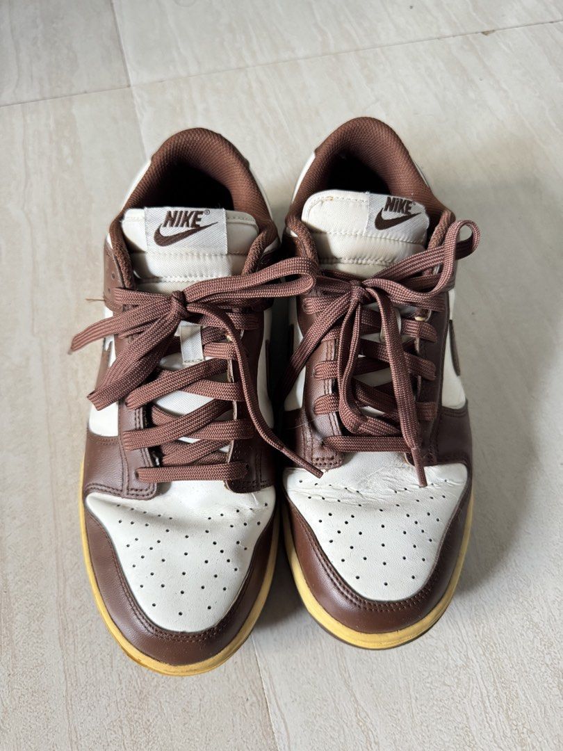 Nike Dunk Low Cacao Wow Women's (Category: Sneakers) located in Manila. Submitted by jelogvtierrez (Listing ID 1459980203, Image 2). Description: 11.5" Minor issue: sole yellowing Shipping via J&T.