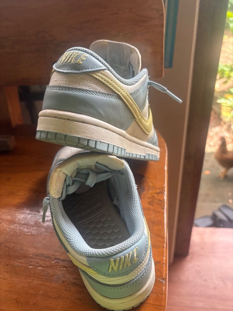 Nike Dunk Low Ocean Bliss (Category: Sneakers) located in Makati City. Submitted by krizairah20 (Listing ID 1459991655, Image 3). Description: - Nike Dunk Low sneakers. Size 5.5 US W-22.5 cm. Like New- only worn once - Colorway: Ocean Bliss. Light blue, yellow, and cream - Classic low-top silhouette - Light blue laces - Perfect for casual wear.