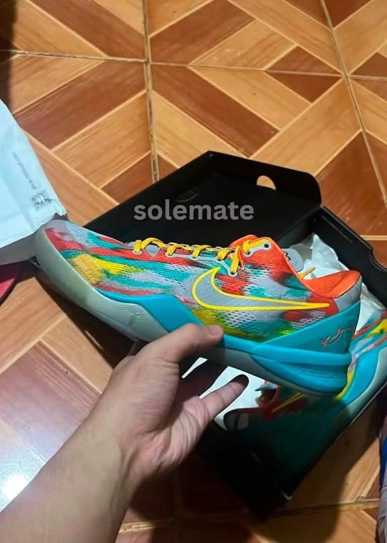 Nike Kobe 8 “Venice Beach” (Category: Sneakers) located in Antipolo. Submitted by _solemate (Listing ID 1460046011, Image 1). Description: Kobe 8 “Venice Beach”🔥👟 Size: 10 US POIZON: passed!😚🔥 Condition: used 3 times wooden court Price: 11,500 ONLY ✅ Nego pa sa price‼️ DM:📩 📍Antipolo, Rizal (Lalamove / Pick-up) ✅100% Legit and authentic / Complete with Og box.