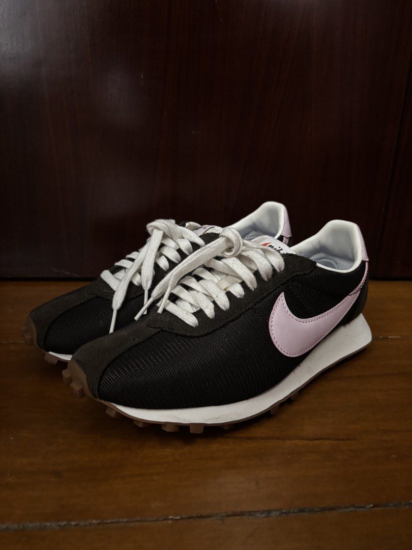 Nike LD-1000 (Category: Sneakers) located in Pasig City. Submitted by lovebird30 (Listing ID 1459917258, Image 2). Description: - Brown mesh upper with pink swoosh and heel tab - White laces and midsole - Gum outsole - Size: US ladies 10 - Used once/twice - Not my style - A bit small on me - Bought from Nike App.