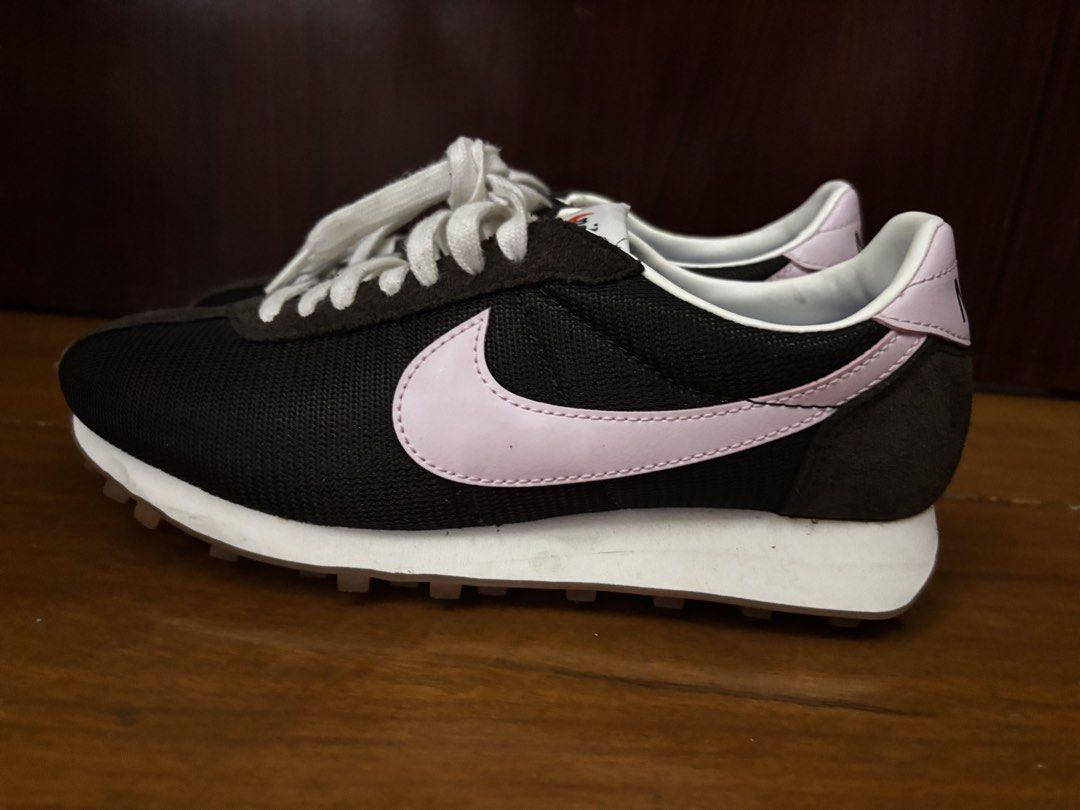 Nike LD-1000 (Category: Sneakers) located in Pasig City. Submitted by lovebird30 (Listing ID 1459917258, Image 1). Description: - Brown mesh upper with pink swoosh and heel tab - White laces and midsole - Gum outsole - Size: US ladies 10 - Used once/twice - Not my style - A bit small on me - Bought from Nike App.
