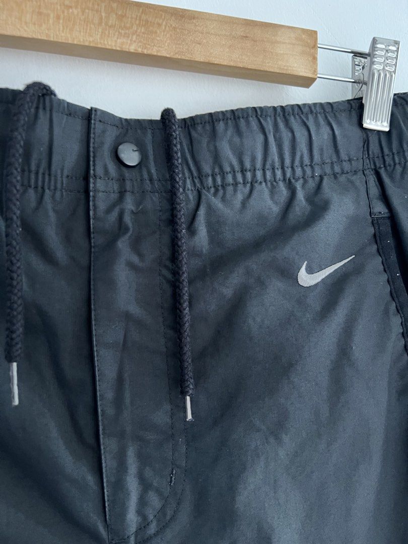 Nike Nylon track pants (Category: Activewear) located in Muntinlupa City. Submitted by thriftdripbyjm (Listing ID 1459969076, Image 3). Description: Color rate: 10/10 as new Dimes: 17x40 ( S on tag) Hemlime: 8 Issue: crack prints (or design talaga yun) Price: 1850 + sf.