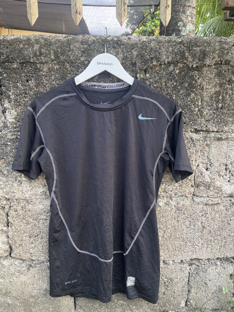 Nike Pro Combat Dri-Fit T-shirt XL (Category: Activewear) located in Manila. Submitted by christian048 (Listing ID 1460072821, Image 1). Description: - Brand: Nike Pro Combat - Color: Black - Size: XL - Sleeve Length: Short sleeves - Neckline: Crew neck - Features: Dri-Fit material for moisture-wicking - Best For: Workouts, athletic activities, everyday wear - Condition: Please check photos for detailed condition..