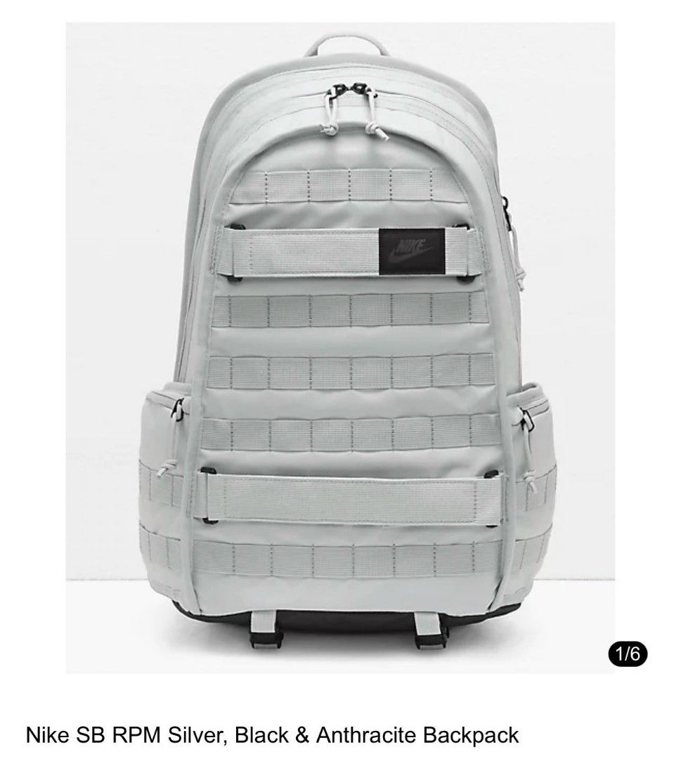 Nike SB RPM Backpack (Category: Backpacks) located in Imus. Submitted by juamiguel (Listing ID 1460034051, Image 2). Description: For sale: - Nike SB RPM Backpack 26L - Srp 4,795 - Condition: Like new - Colorway: Silver, Black & Anthracite -PM for more details.