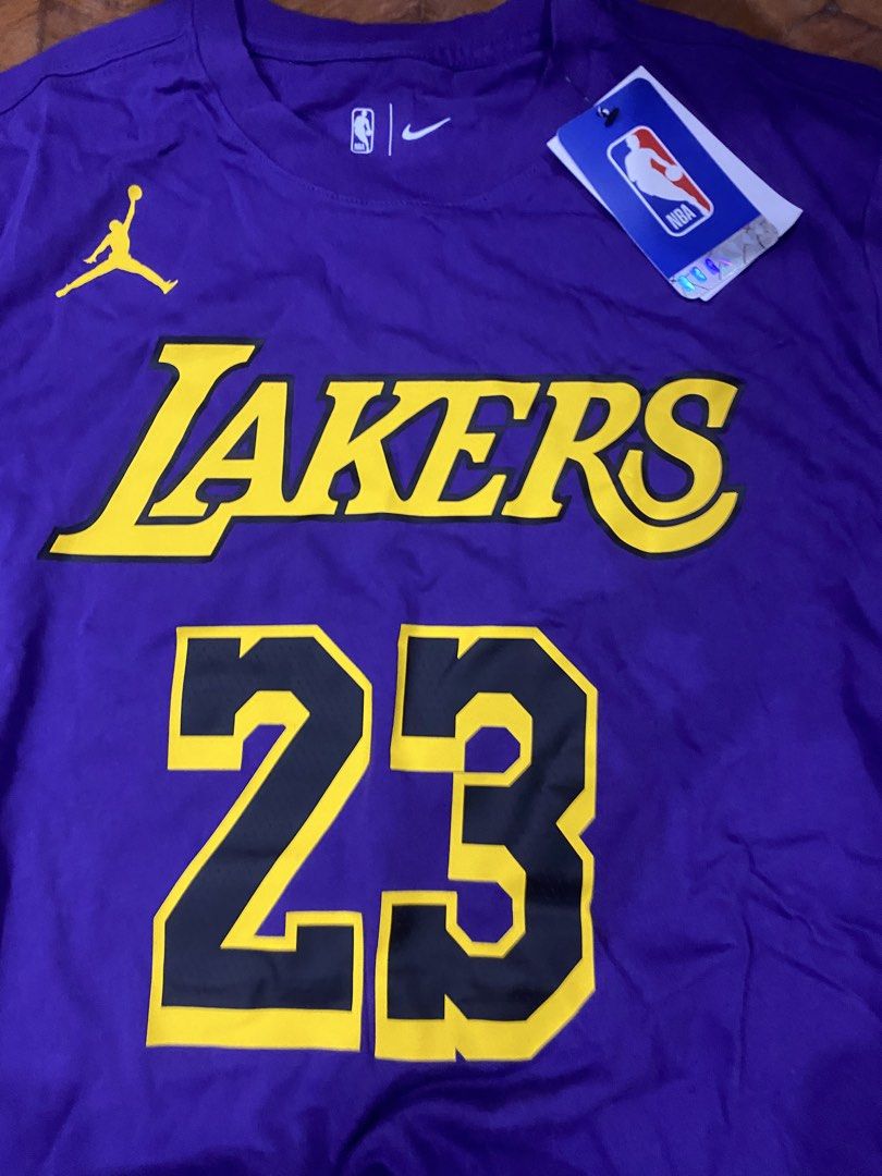 Nike Tee “Lakers” Lebron (Category: Tshirts & Polo Shirts ) located in Angeles City. Submitted by thecurator.67 (Listing ID 1459921825, Image 3). Description: Authentic with tag Brand new! M on tag fits to L L - 29 W - 20.5.
