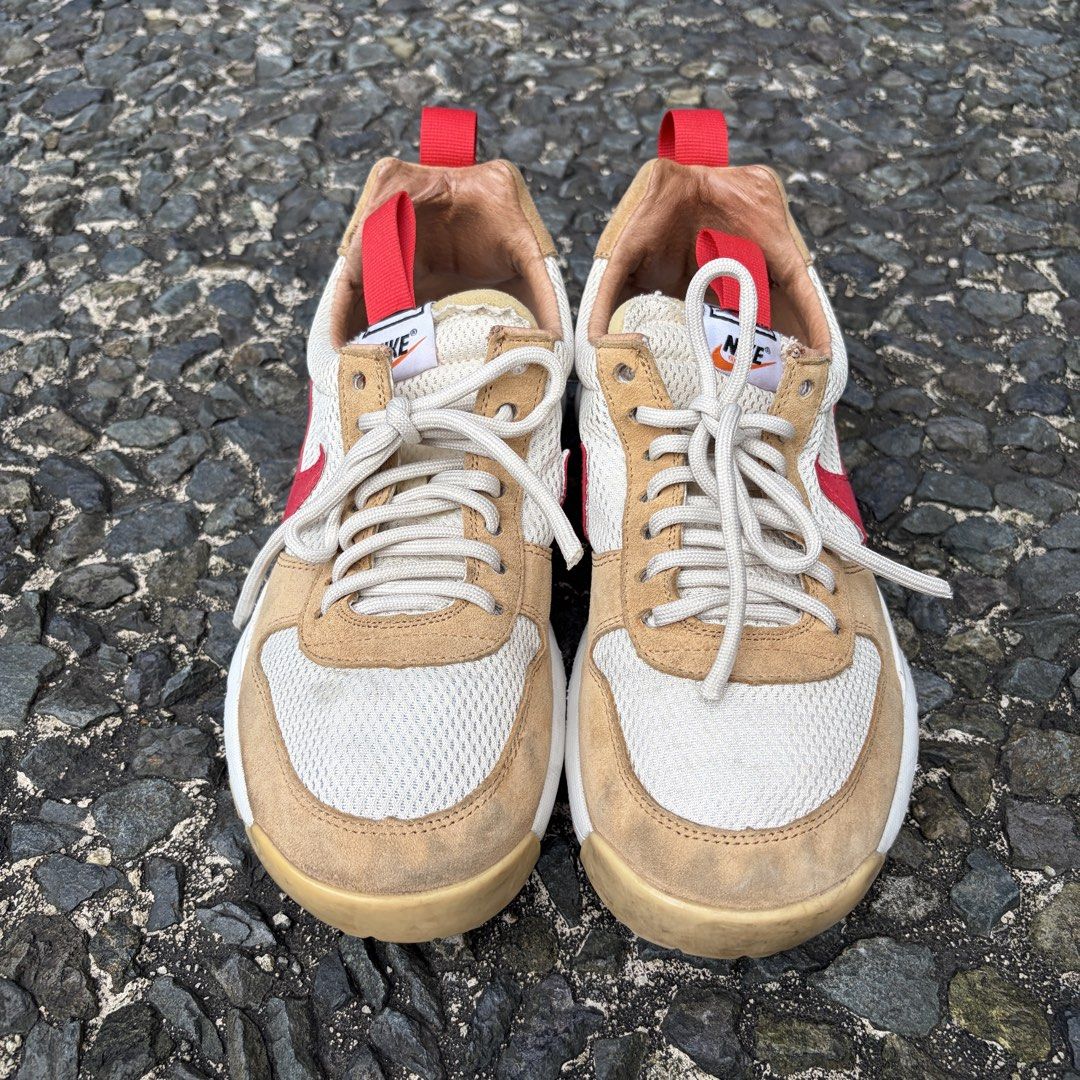 Nike x Tom Sachs Mars Yard 2.0 Sneakers (Category: Sneakers) located in Manila. Submitted by stablesource (Listing ID 1460007497, Image 2). Description: Nike x Tom Sachs Mars Yard 2.0 Sneakers Size 8.5 Needs Cleaning Sign of Usage No Inclusion Kindly Check All Details Before Purchase🤝.