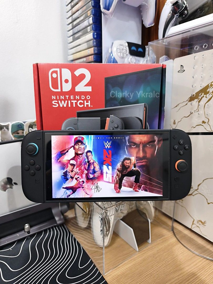 Nintendo Switch 2 with Games (Category: Nintendo) located in Manila. Submitted by nswitchgear (Listing ID 1459958485, Image 2). Description: 🎮 𝐅𝐎𝐑 𝐒𝐀𝐋𝐄: 𝐍𝐢𝐧𝐭𝐞𝐧𝐝𝐨 𝐒𝐰𝐢𝐭𝐜𝐡 2 𝐌𝐨𝐝𝐞𝐥 with Free Games 🛒💰₱28,999 ✨ Preloved in Best condition 🎮Comes with 8 Accounts with Multiple Shared Games list can be installed no need to buy expensive games for mean time :) 📦 Complete Set: • Nintendo Switch 2console • Dock • Joy-Con (L & R)