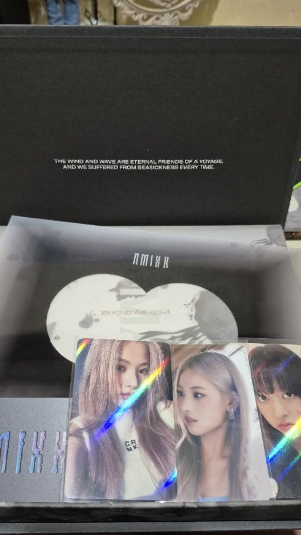 NMIXX AD MARE / EXPERGO ALBUM (Category: K-Wave Merchandise) located in Taguig. Submitted by hwangjinnie (Listing ID 1460089346, Image 1). Description: wts lfb ph nmixx ad mare 450 jinni kyujin set 500 lily jinni holo set 230 EXPERGO mop: gcash, bpi mod sdd, jnt direct lily haewon sullyoon bae jiwoo kyujin jini pc photocard.