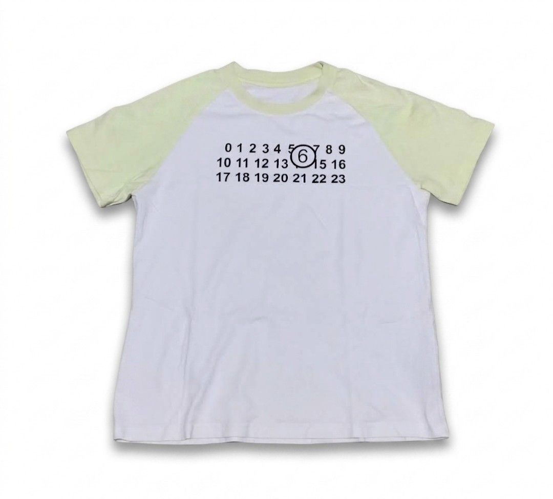 Numbers Logo Ringer Tee (Category: Tshirts & Polo Shirts ) located in San Mateo. Submitted by jhaixsober (Listing ID 1460089014, Image 1). Description: DIMES LENGTH 24.5 WIDTH 20 EXCELLENT CONDITION NO ISSUE COLOR RATE 10/10 GOOD FITTINGS GOOD FOR PSG NO TAGS OFF ONLY LOCATION: QUEZON CITY COURIER: J&T AND LALAMOVE MOP: GCASH ONLY.