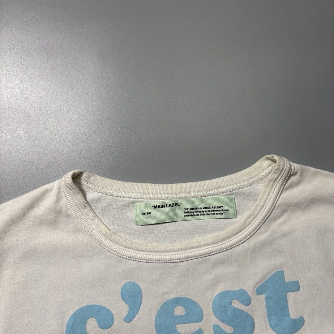 Off White Cest La Vie Shirt (Category: Tshirts & Polo Shirts ) located in Tayabas. Submitted by tayabaskartell (Listing ID 1460034630, Image 3). Description: .