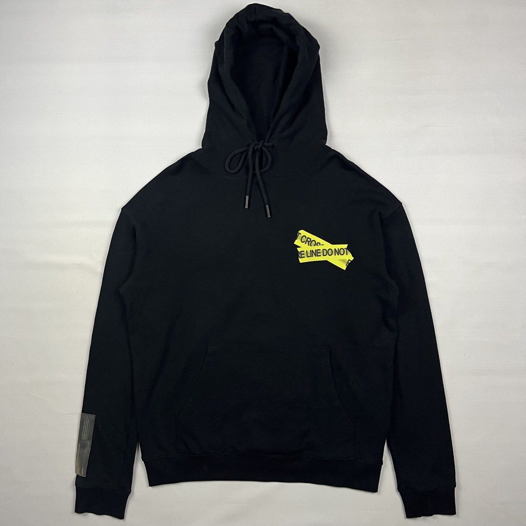Off-White Oversized Fire Tape Hoodie (Category: Hoodies) located in Puerto Princesa. Submitted by paradise5300 (Listing ID 1460060067, Image 1). Description: Off-White Oversized Fire Tape Hoodie Tagged Size: XS / best fit Medium - Large Dimensions Inches length: 27.5 Inches width: 23 Condition: Very good Color rate: 9.5 Flaws: Minimal scratch (barely noticeable) MESSAGE US FOR MORE DETAILS 1,399 shipping fee is not yet included. .